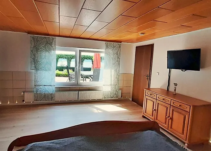 펜션 Am Seeblick Grill, Garten, Billiard, Dart, Bike, Sauna Ww-seeblick Driedorf