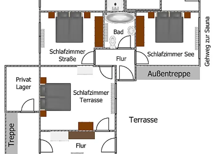 펜션 Am Seeblick Grill, Garten, Billiard, Dart, Bike, Sauna Ww-seeblick *